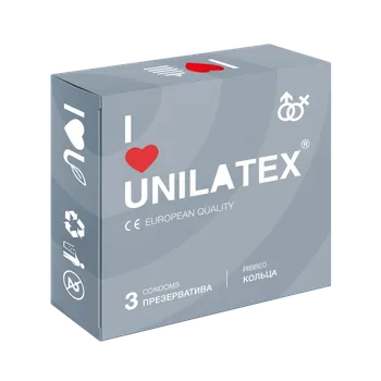 Презервативы Unilatex Ribbed, 3 шт.