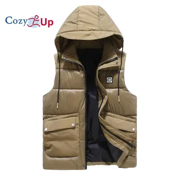 Мужской легкий пуховик с капюшоном Cozy Up M чёрный