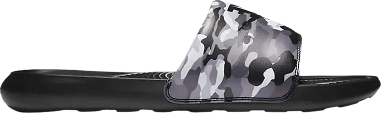 Сандалии Nike Victori One Printed Slide 'Camo - Black Grey', черный