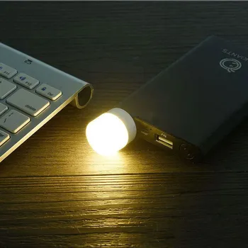 VAORLO USB-штепсельная лампа для компьютера с зарядкой USB для небольших книг, светодиодная лампа для защиты глаз, лампа для чтения, маленький круглый светильник, ночник