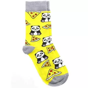 Носки Krumpy Socks WoW. Design. Панда vs Пицца, 35-40