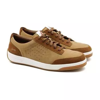 Мужские кеды Clarks(Hero Air Lace 26152883), коричневые