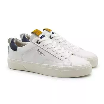 Мужские кеды Pepe Jeans London (YOGI ORIGINAL 22 PMS30825), белые
