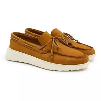 Мужские топсайдеры Clarks, коньячные
