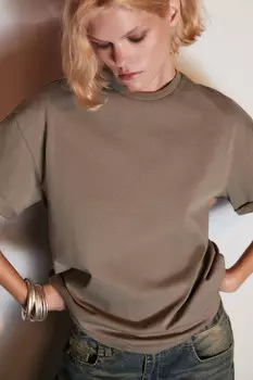 Футболка TLOOSE свободная хлопковая