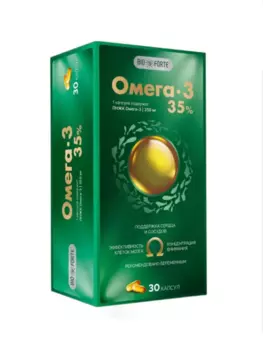 Омега-3 BioForte 60%, 30 шт, капсулы