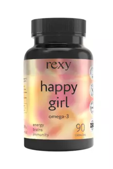 Омега-3 ProteinRex Happy girl, 90 шт, капсулы