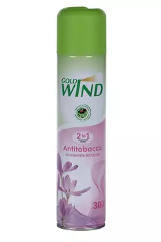 Освежитель воздуха Gold wind 2 в 1 Antitobacco 300 мл