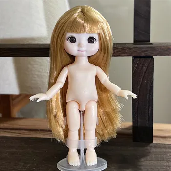 1 шт. 16 см кукла с разными выражениями, милая 1/8 Bjd кукла, 13 шарниров подвижная кукла девочка игрушка as the picture