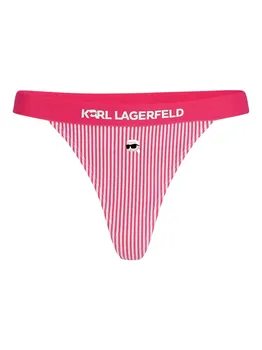 Трусы-стринги Ikon в полоску KARL LAGERFELD, розовый