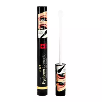 Корректор для бровей EVELINE EYEBROW CORRECTOR 5 в 1 тон бесцветный
