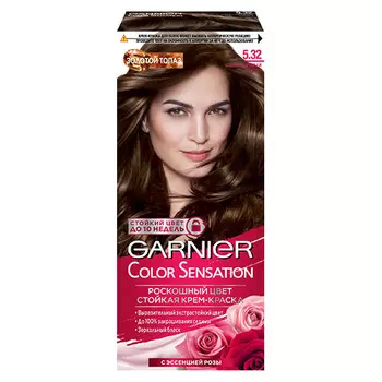 Краска для волос GARNIER COLOR SENSATION тон 5.32 Каштановый Топаз 60 мл