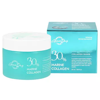 Крем для лица GRACE DAY 30% MARINE COLLAGEN с морским коллагеном укрепляющий 50 мл