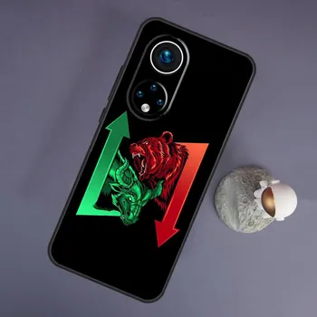Торговля Инвестиции Форекс Фондовый рынок Для Huawei Honor Magic 5 Lite 70 50 X8 X9 a P20 P30 P40 P50 P60 Pro P Smart Nova 9 5T Чехол Huawei P30 Pro