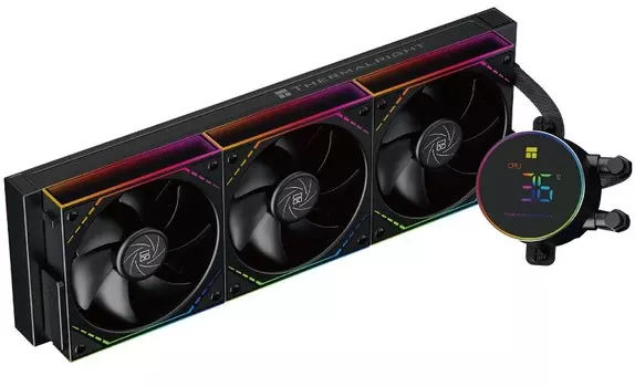 Система охлаждения жидкостная Thermalright Frozen Magic 360 Digital ARGB Black V2 TRFM360DABV2 LGA115x/1200/1700/1851/AM4/AM5 (3*120mm, 2000rpm, 68.9C