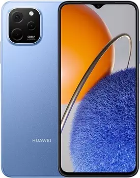 Смартфон Huawei nova Y61 51097HLE sapphire blue, Kirin 710, 6,52", 4GB/64GB, 2 SIM, IPS, 1600x720, камера 50+2+2 Мп, NFC, 4G, GPS, 5000 мА*ч
