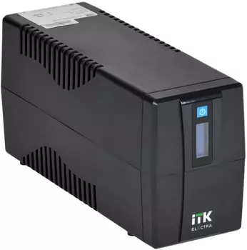 Источник бесперебойного питания ITK EET-0600VA-1-001-S ELECTRA ET 600ВА/360Вт с АКБ 1x7AH USB Schuko
