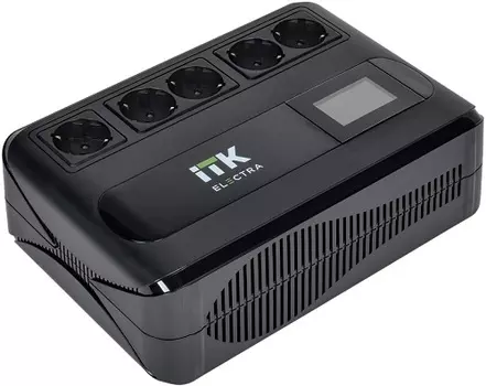 Источник бесперебойного питания ITK ELT5-600VA-1-001 ELECTRA LT5 600ВА/360Вт LCD с АКБ 1x7AH