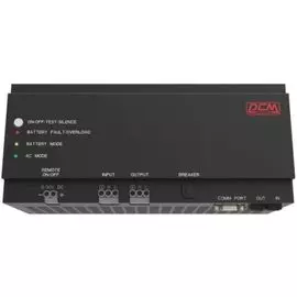 Источник бесперебойного питания Powercom DRU-500 500VA/300W, DIN Rail, 230V, RS-232