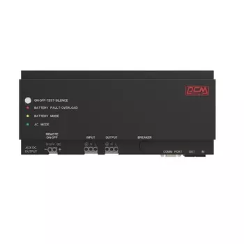 Источник бесперебойного питания DRU-850 Powercom DRU 850VA/510W, DIN Rail, 230V, RS-232, 2 year warranty (1114019)
