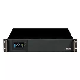 Источник бесперебойного питания Powercom KIN-1500AP LCD King Pro RM, Line-Interactive, 1500VA/1200W, Rack mount 2U, IEC, Serial+USB, SmartSlot, LCD, b