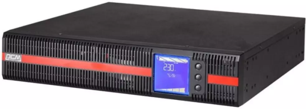 Источник бесперебойного питания Powercom MRT-1500SE 1168817 On-Line, 1500VA/1500W, Rack/Tower, IEC 6*C13, LCD, Serial+USB, SmartSlot, подкл. доп. бата