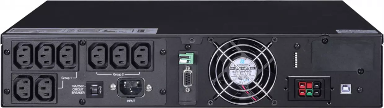 Источник бесперебойного питания Powercom NXT-1000 On-Line, 1000VA/1000W, Rack/Tower, 8*IEC320-C13, LCD, Serial+USB, SmartSlo