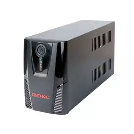 Источник бесперебойного питания DKC INFO650SI на 650ВА, линейно-интерактивный, schuko, IEC, время работы от батареи 10мин