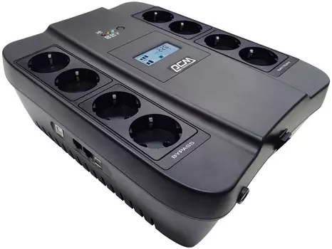 Источник бесперебойного питания Powercom SPD-1100U LCD (УЦЕНЕННЫЙ) SPIDER, 1100VA/605W, USB, 8 евророзеток