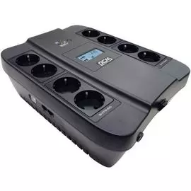 Источник бесперебойного питания Powercom SPD-750U LCD Back-UPS SPIDER, Line-Interactive, LCD, AVR, 750VA/450W, Schuko, black