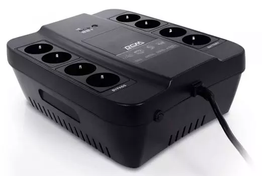 Источник бесперебойного питания Powercom SPD-850N Back-UPS SPIDER, OffLine, 850VA/510W, Tower, Schuko (332715)