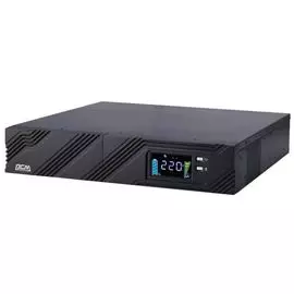 Источник бесперебойного питания Powercom SPR-2000 LCD line-interactive, 2000 VA, 1600 W, LCD, Rack / Tower, 8 IEC320 C13 sockets and 1 C19 socket with