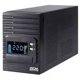 Источник бесперебойного питания Powercom SPT-1000-II-LCD SMART KING PRO+, Интерактивная, 1000 ВА / 800 Вт, Tower, IEC, LCD, Serial+USB, USB, SmartSlot