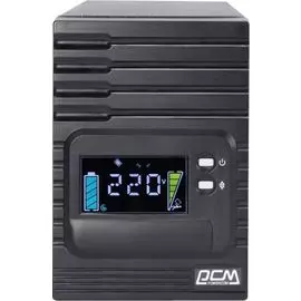Источник бесперебойного питания Powercom SPT-1500-II-LCD SMART KING PRO+, Интерактивная, 1500 ВА / 1200 Вт, Tower, IEC, LCD, Serial+USB, USB, SmartSlo