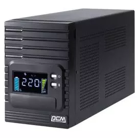 Источник бесперебойного питания Powercom SPT-2000-II-LCD SMART KING PRO+, Интерактивная, 2000 ВА / 1600 Вт, Tower, IEC, LCD, Serial+USB, USB, SmartSlo
