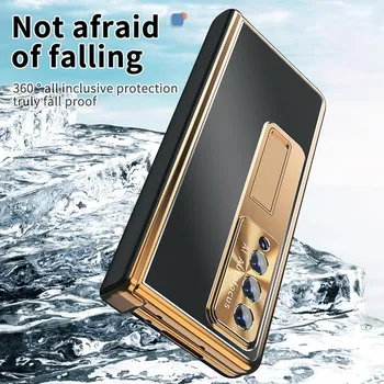 Защитный чехол из алюминиевой стеклянной пленки для Samsung Galaxy Z Fold 4 5g Fold4 Fold 3 Fold3 Zfold4, чехол-держатель для ручки S, всего корпуса for Samsung Z Fold 3