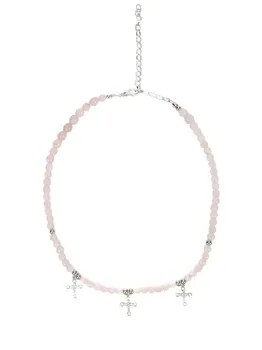 Колье с кварцем I LOVE CAMEO