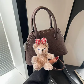 Premium Bag Women S Retro Messenger Bag Portable Work Small Bag no pendant красный