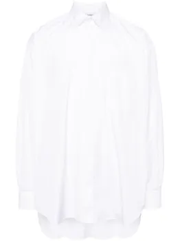 VETEMENTS рубашка с логотипом, белый