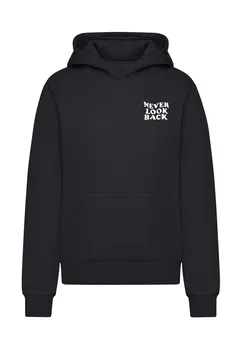 Толстовка с капюшоном NEVER LOOK BACK FLUFFY Mister Tee, черный