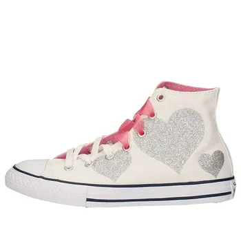 Кроссовки chuck taylor all star high 'hearts' Converse, белый
