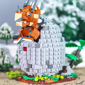 Jurassic World Velociraptor Building Blocks Triceratops Dino Egg Ankylosaurus Model Assemble Brick Toys For Kids Adult Gift No Box