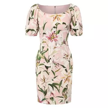 Платье из вискозы Dolce &amp; Gabbana