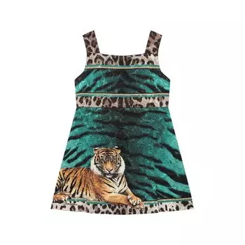 Платье из вискозы Dolce &amp; Gabbana