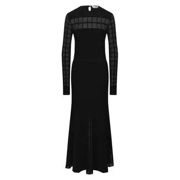 Платье из вискозы Alexander McQueen