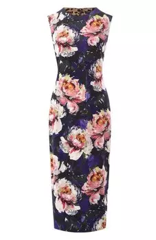Платье из вискозы Dolce & Gabbana