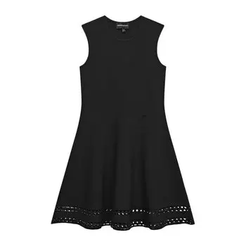 Платье из вискозы Emporio Armani