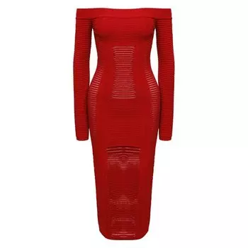 Платье из вискозы Balmain