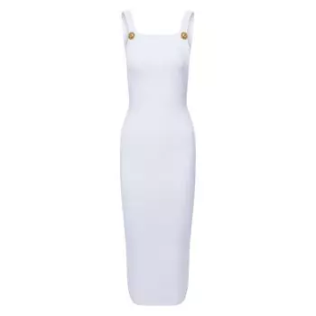 Платье из вискозы Balmain
