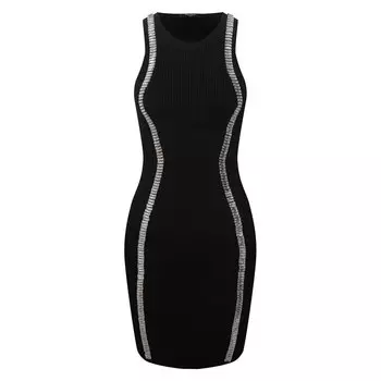 Платье из вискозы Balmain